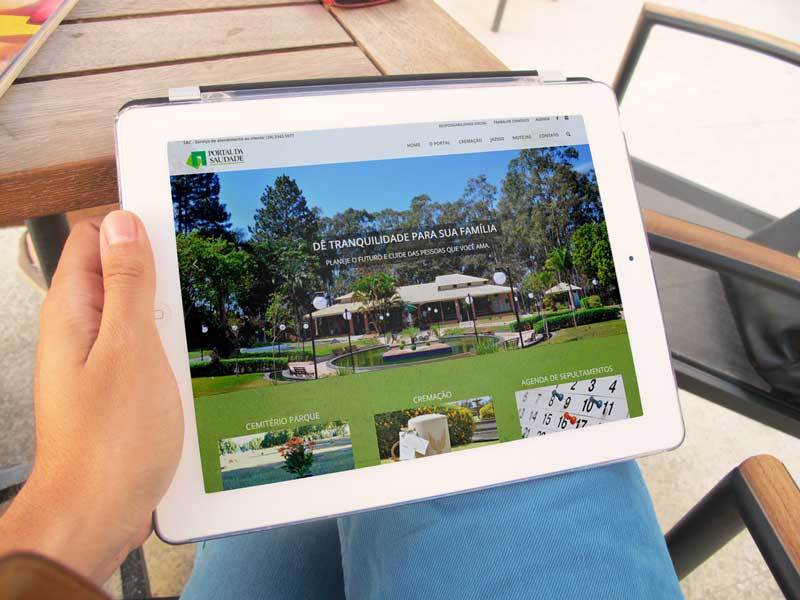 Lançamento do novo site do Portal da Saudade