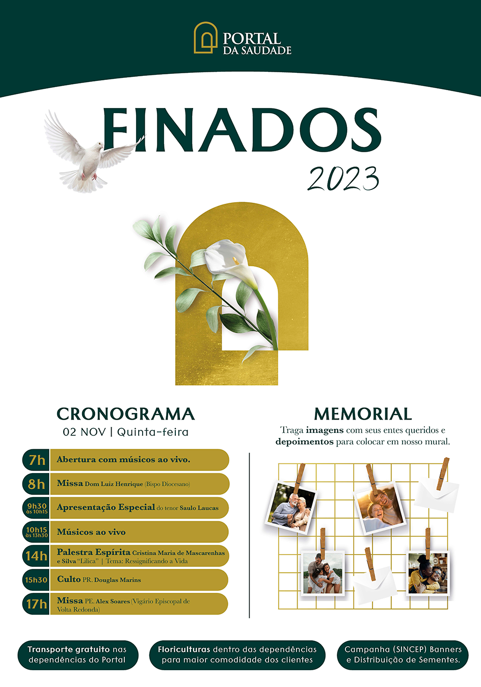 Programação Finados 2023